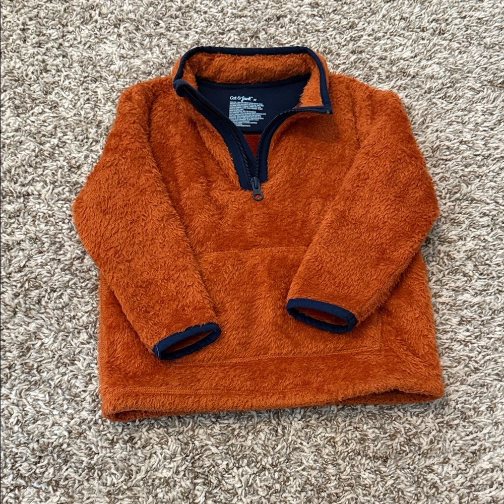 Old Navy Kids' Orange Fleece Hoodie